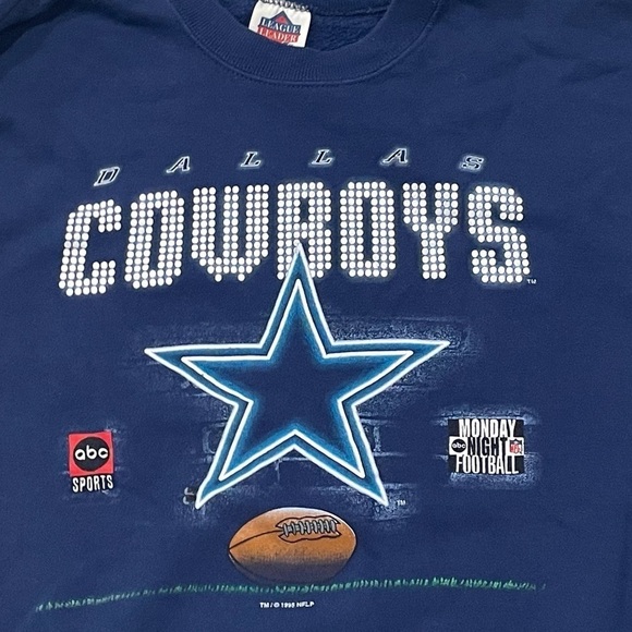 Vintage Dallas Cowboys NFL Football 1990s Sports Crewneck Sweatshirt - Picture 3 of 7